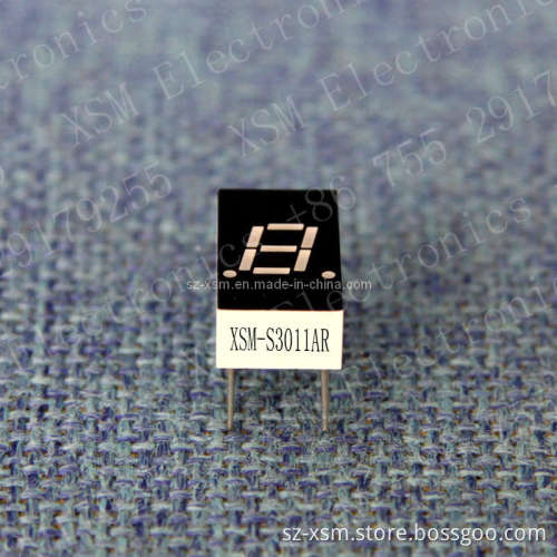 0.3" 1 Digit 7 Segment LED Display (XSM-S3011CR)